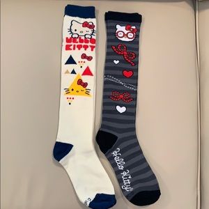 Sanrio Hello Kitty Knee High Socks Set of 2
